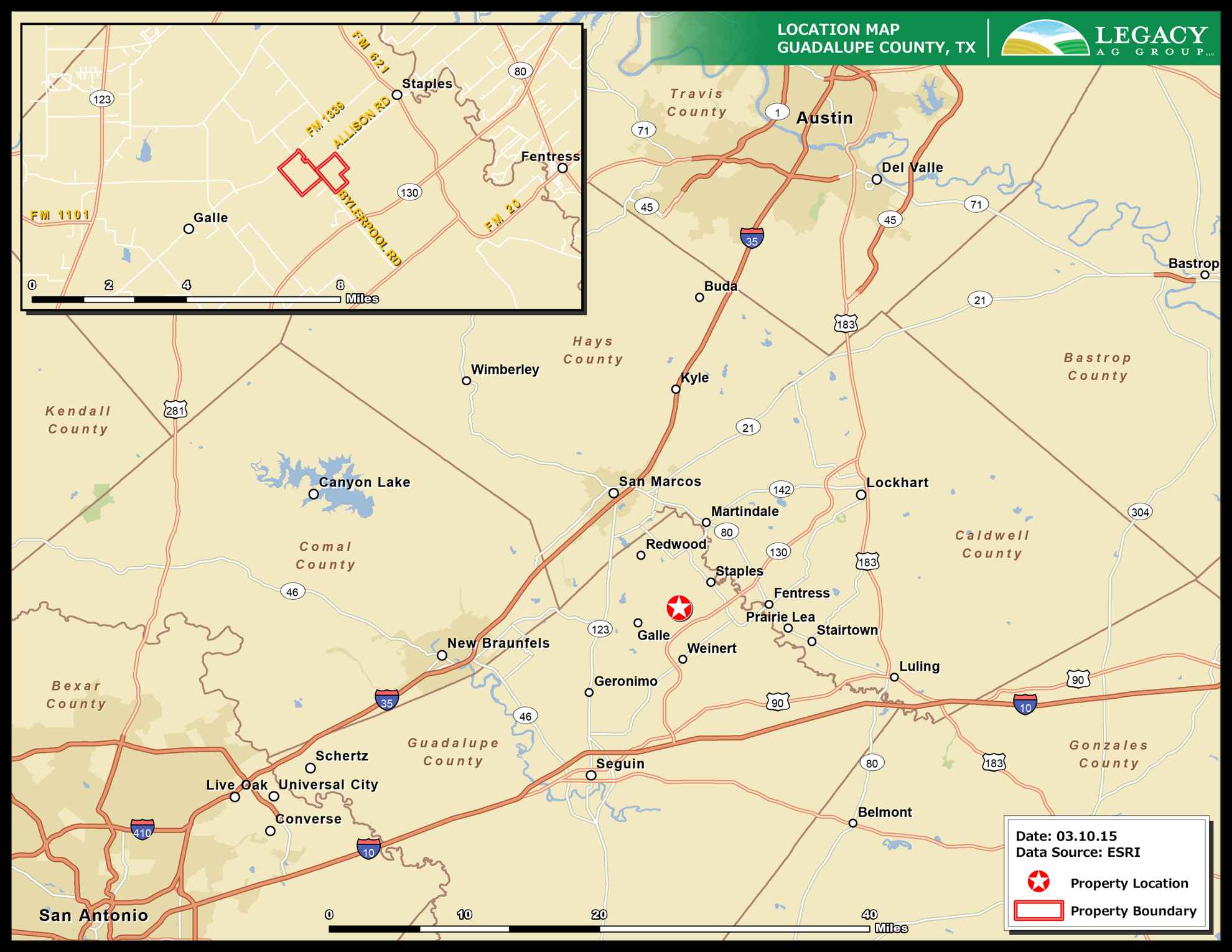 Austin/San Antonio Corridor - Development Property - Legacy Ag Group ...